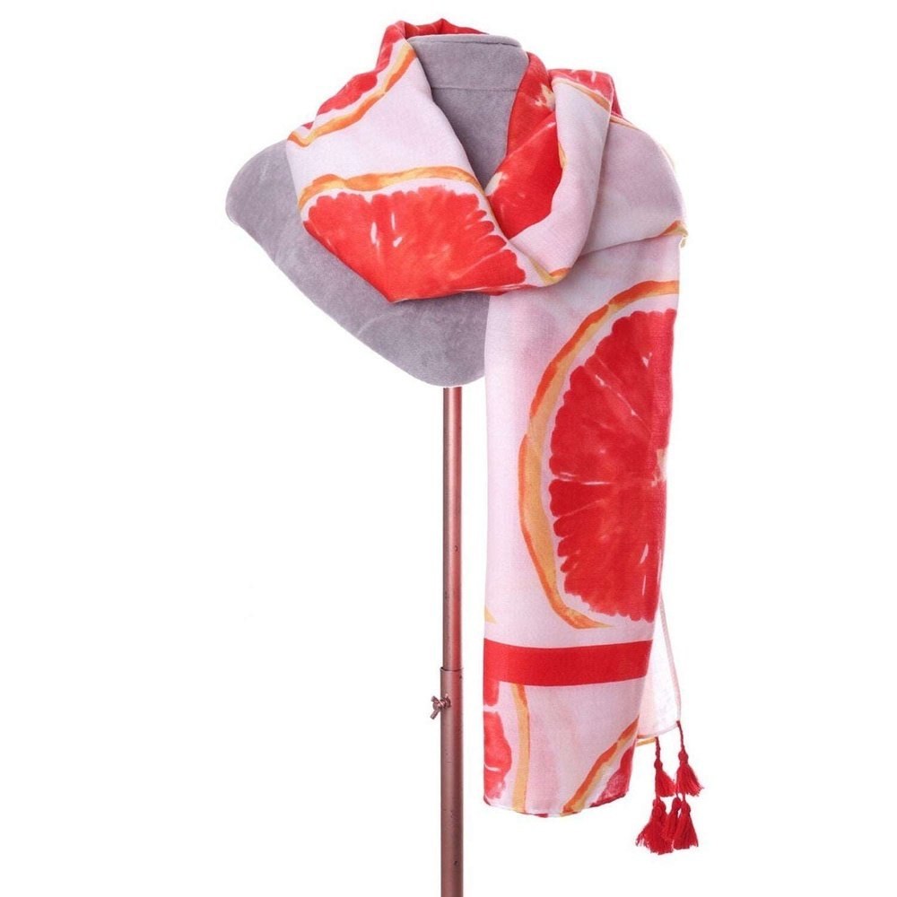 Sliced orange scarf style-heaven