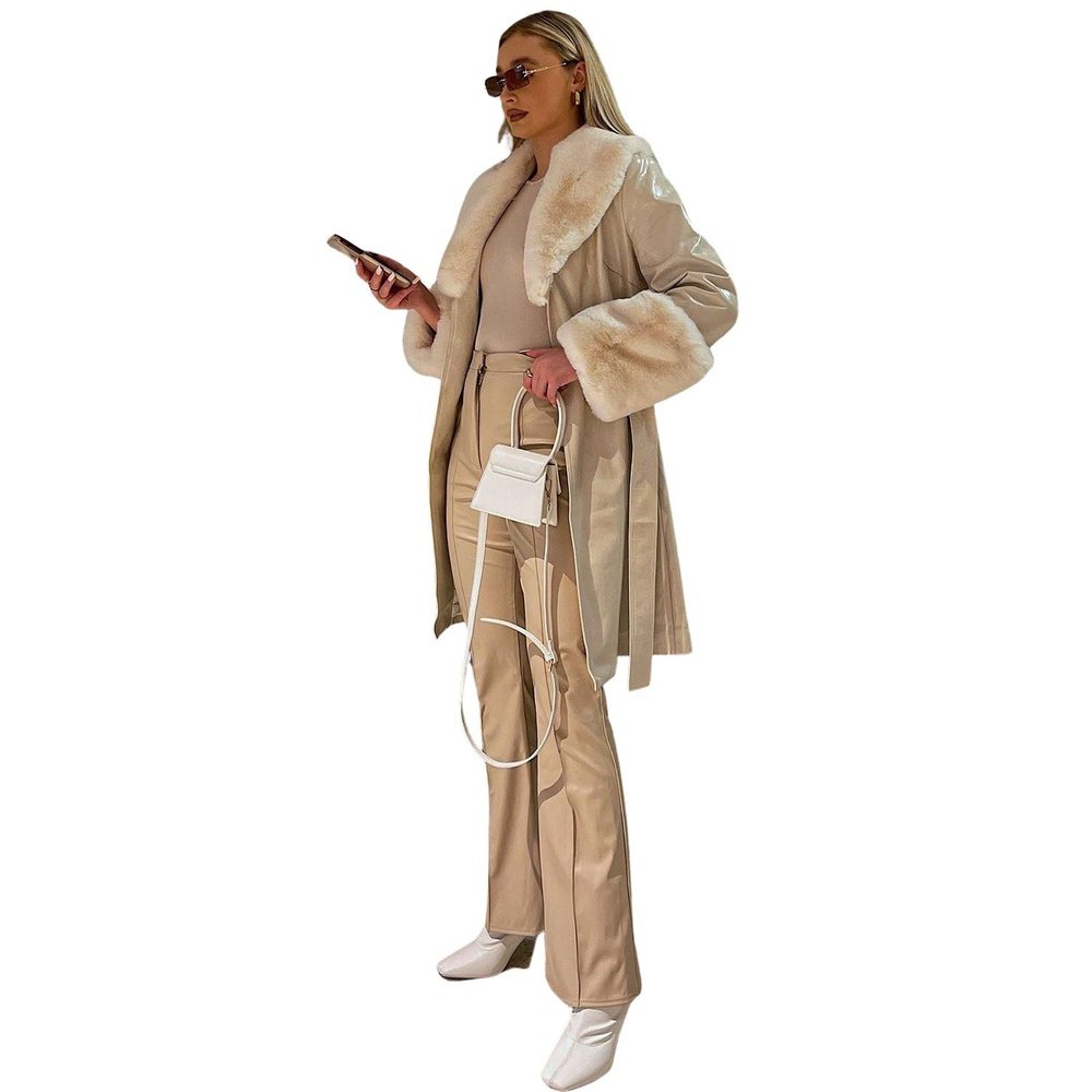 Jayley stunning Aubrey faux suede coat Jayley