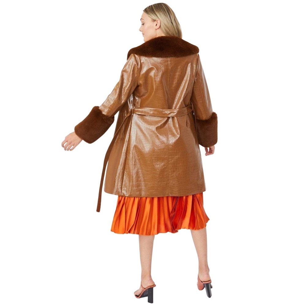 Jayley stunning Aubrey faux suede coat Jayley