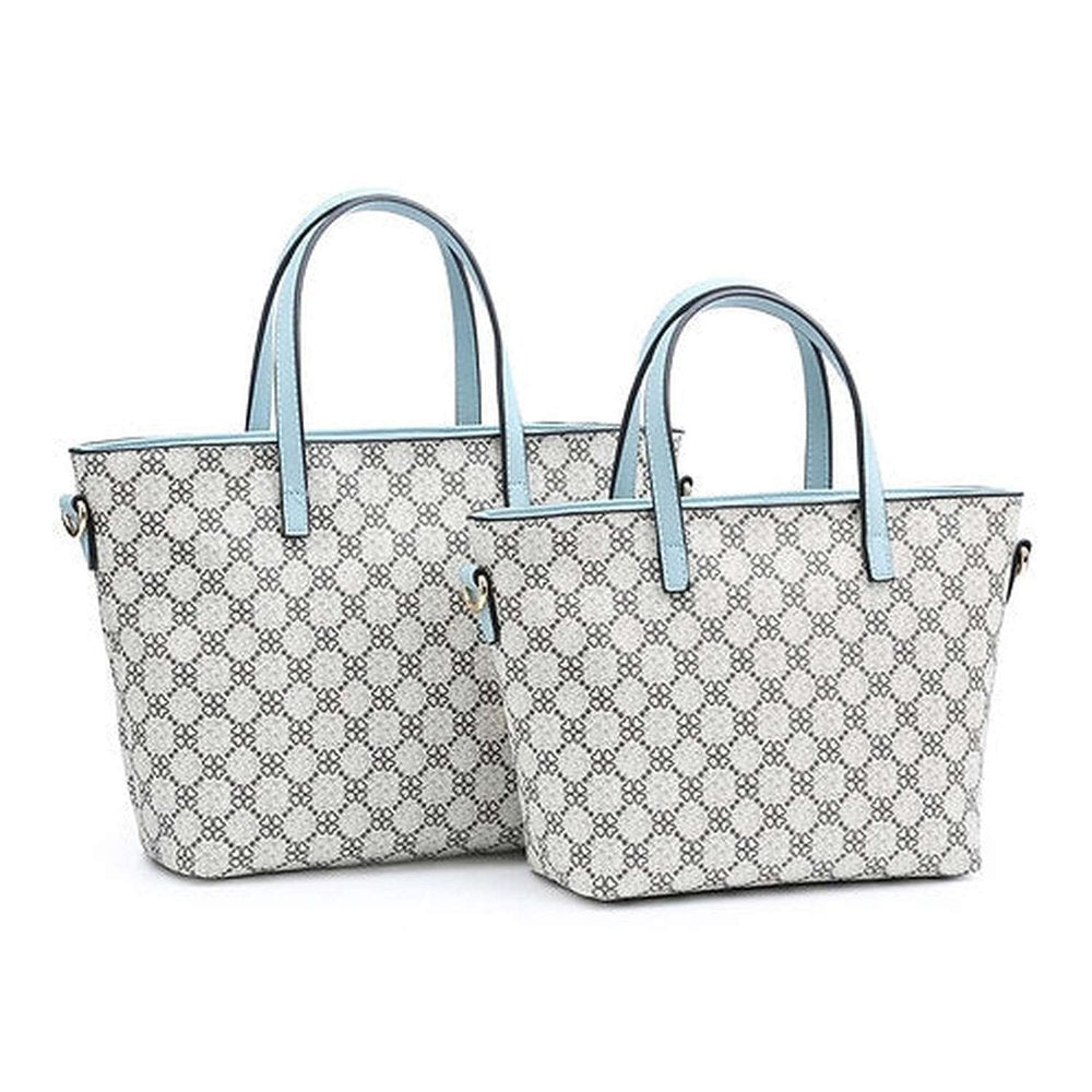 Small blue handle bag - style-heaven