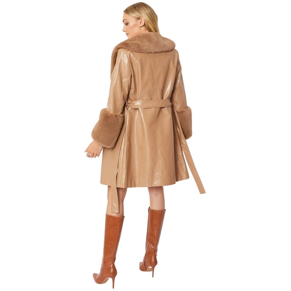 Jayley stunning Aubrey faux suede coat Jayley