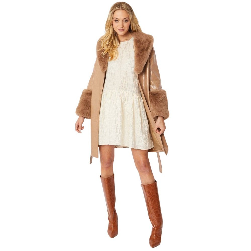 Jayley stunning Aubrey faux suede coat Jayley