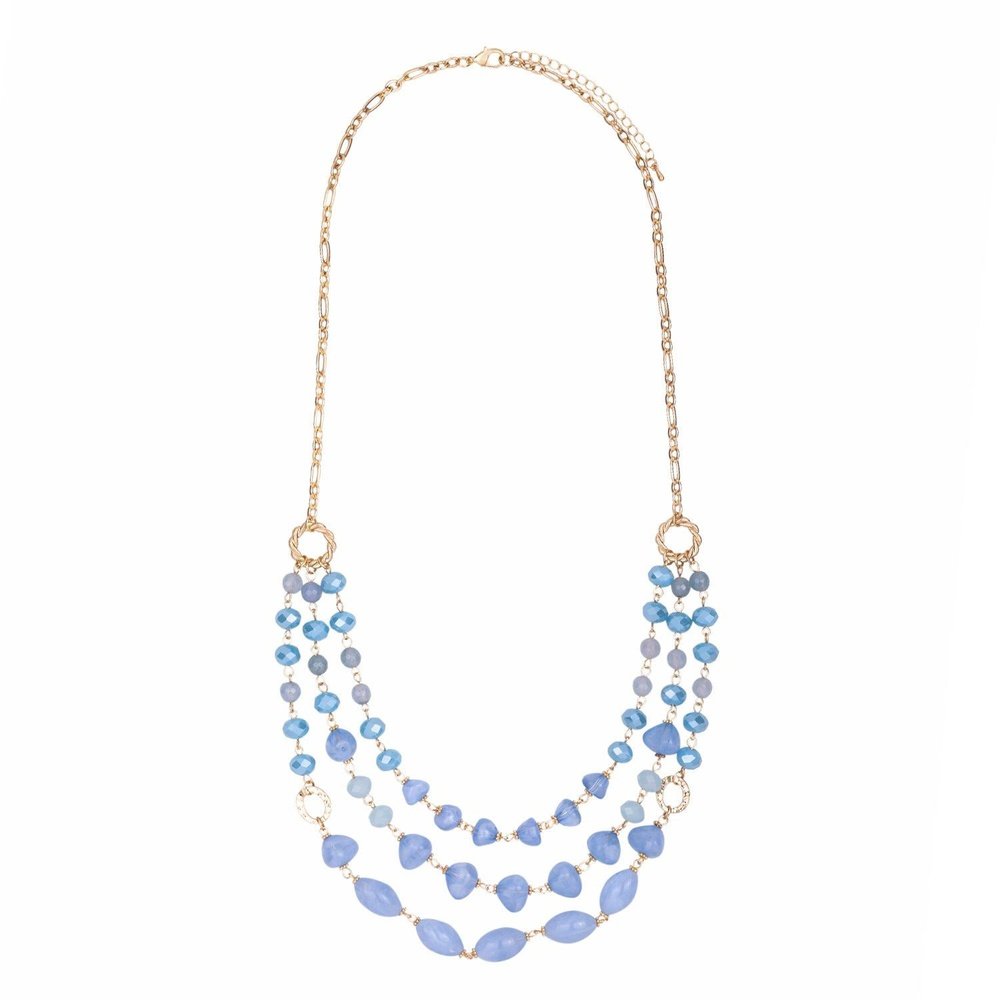 Lavinia Triple Strand Necklace style-heaven