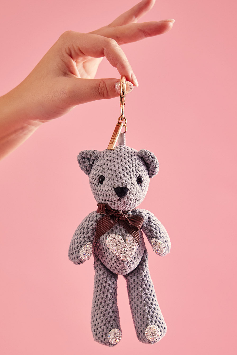 FMBZ395A-07S - Teddy Bear Bag Charm