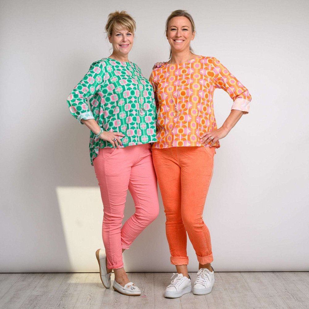 Multi Colour Circle Top with Pleated Back Detail Available in 3 Colours One Size style-heaven