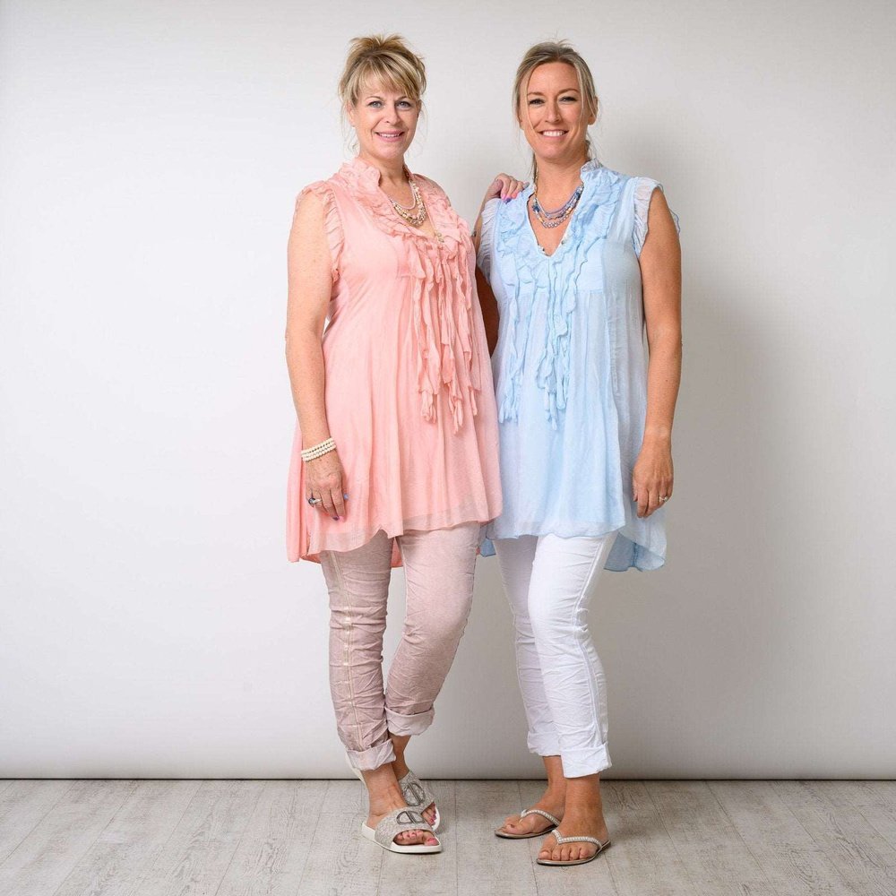 Silk Blend Ruffle Neck Mini Dress Available in 4 Colours One Size 8-14 - style-heaven