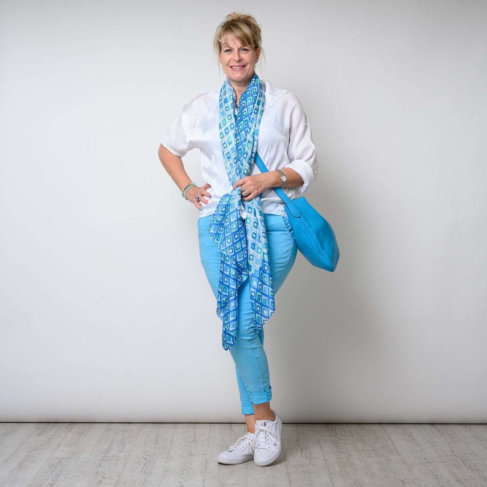 Shirt with Silver Trim Available in 6 Colours One Size - style-heaven