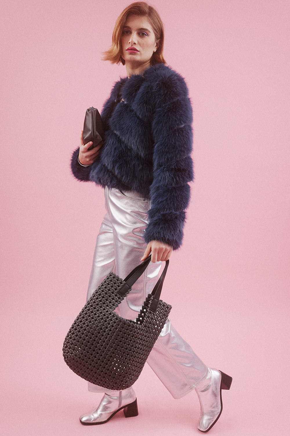 PBGA36A-03 - Hand Knitted Eco Leather GiGI Bag