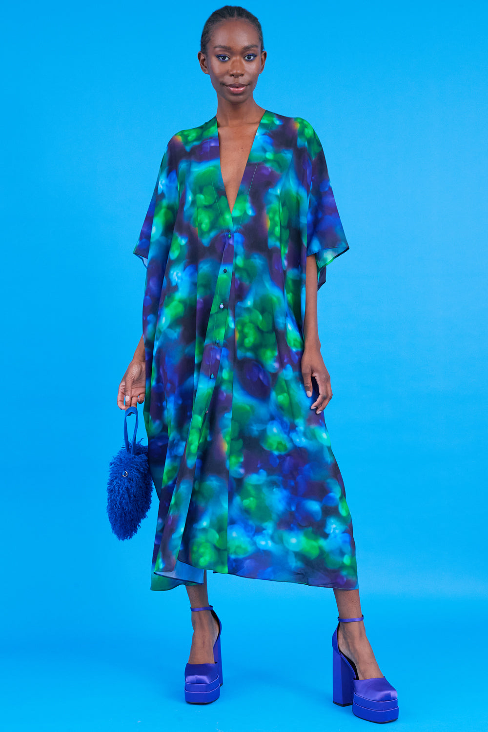 RYKM295A-07 - Rayon Blend Maxi Cleo Dress