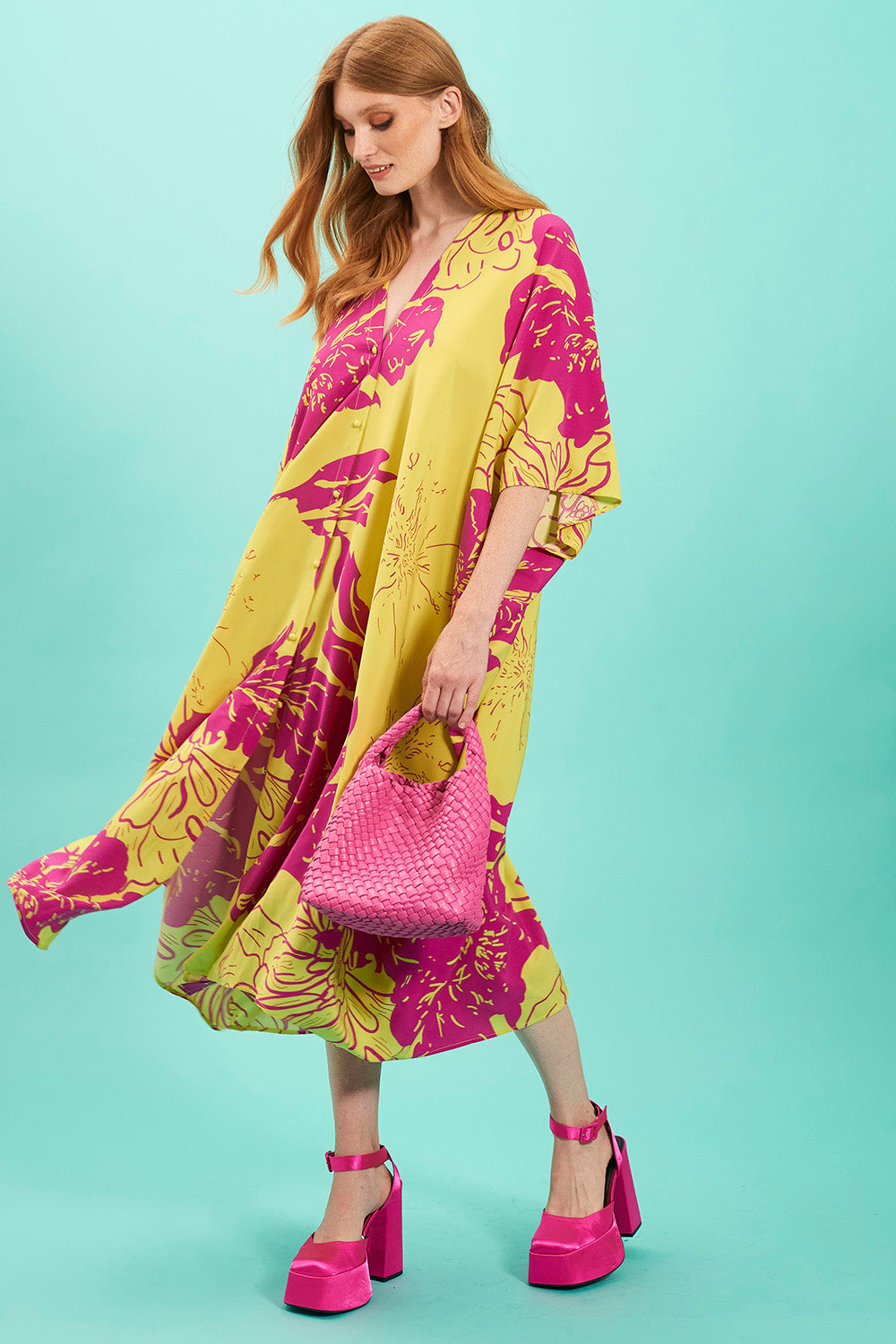 RYKM295A-0Y - Rayon Blend Maxi Sienna Dress