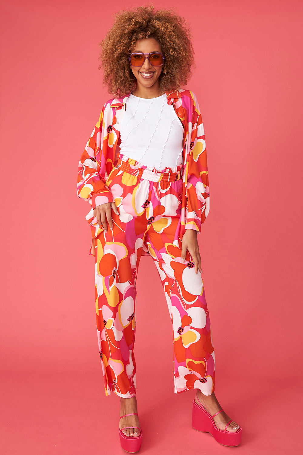 SLBFTR295A-Multi - Tencel Blend Florence Trousers