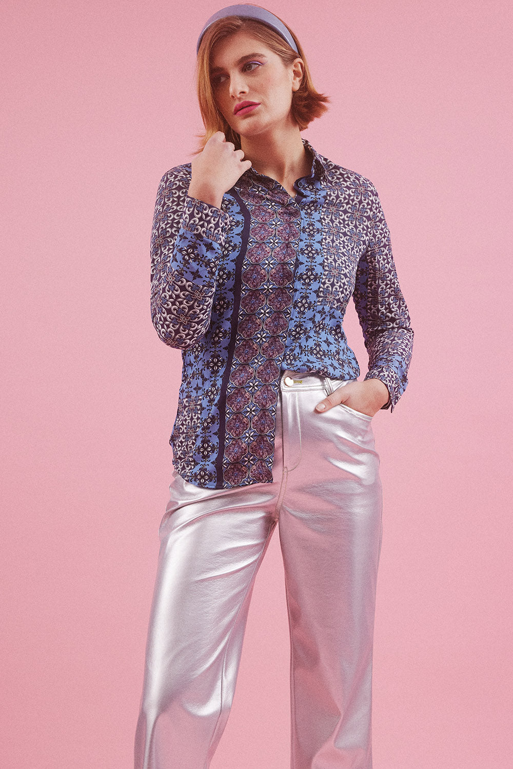 SLG4414A-07 -Chiffon Shirt - Pack of 3