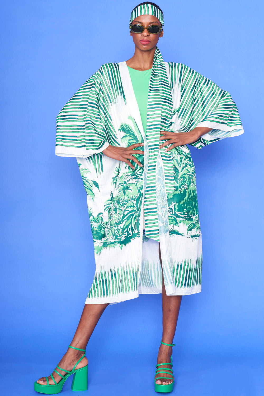 SLPKM235A-07L - Silk Blend Kimono - Pack of 3