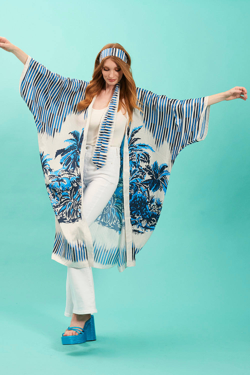 SLPKM235A-07 - Silk Blend Kimono - Pack of 3