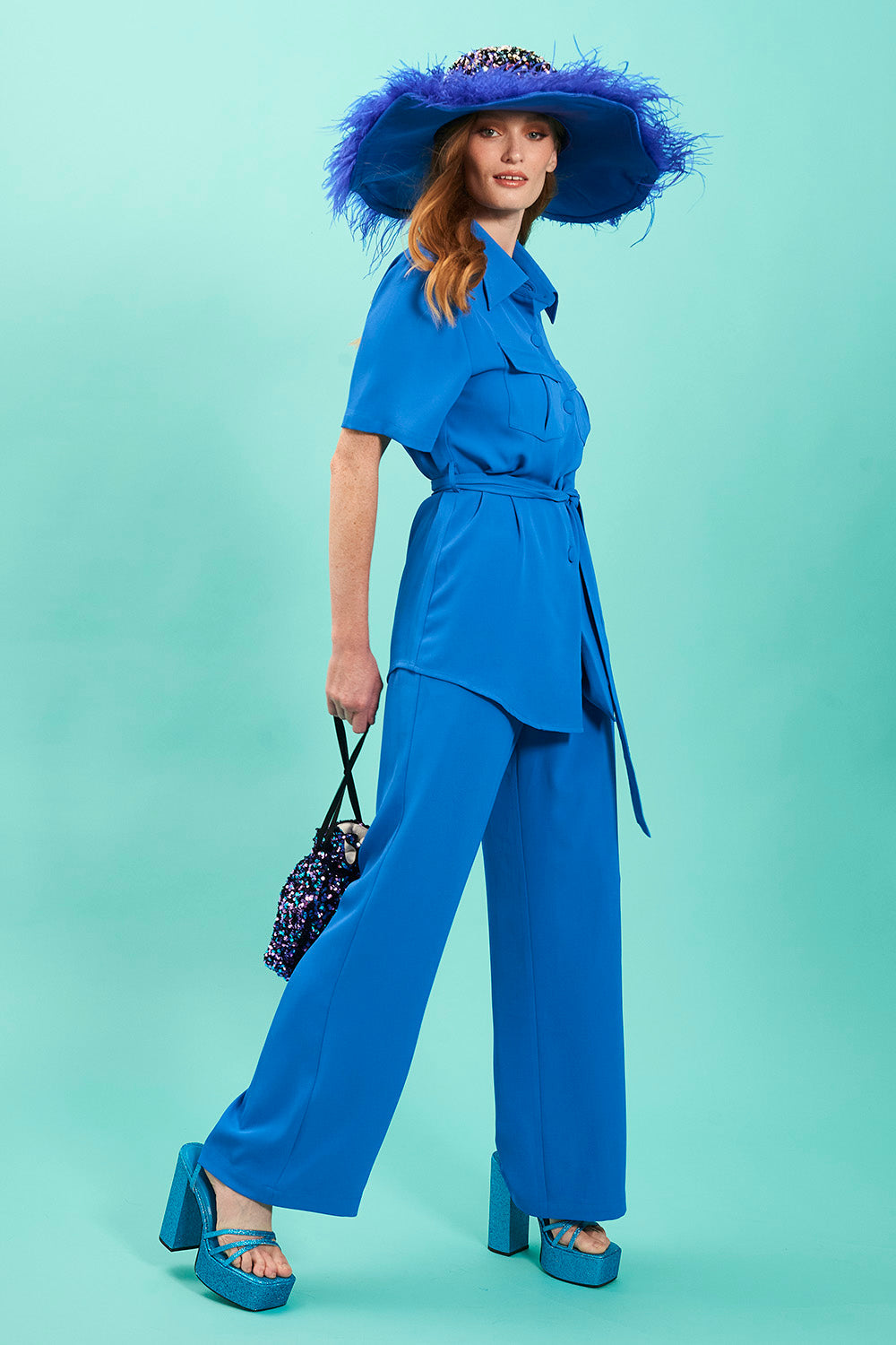 TCTR295A-07H - Tencel Blend Trousers