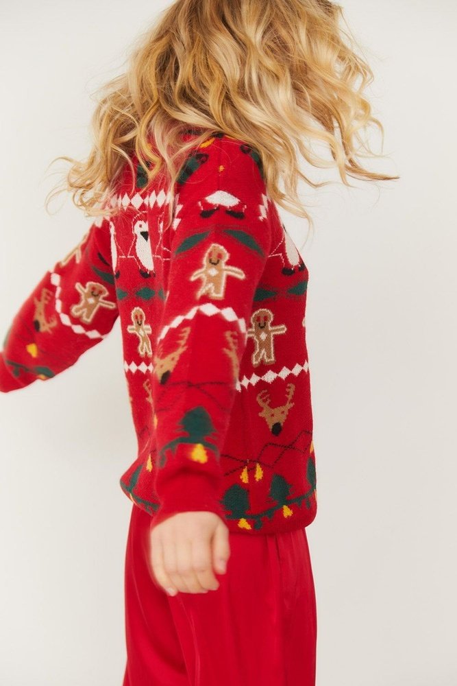 Jayley Penguin Cashmere & Banana Blend Women's Christmas Jumper Jayley