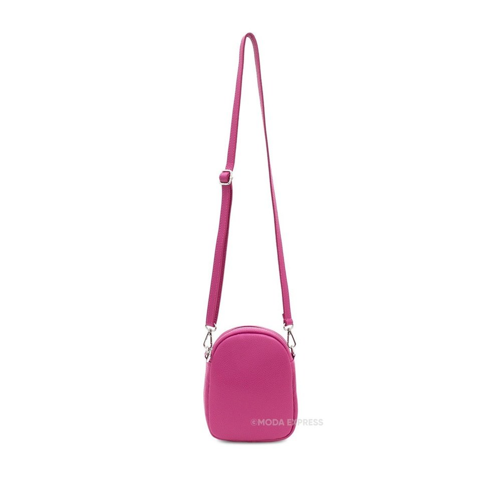 Leather Oval Crossbody Handbag style-heaven