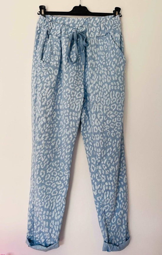 Leopard Print Super Comfortable Magic Trousers One Size (to fit 8-16) Available in 3 Colours style-heaven