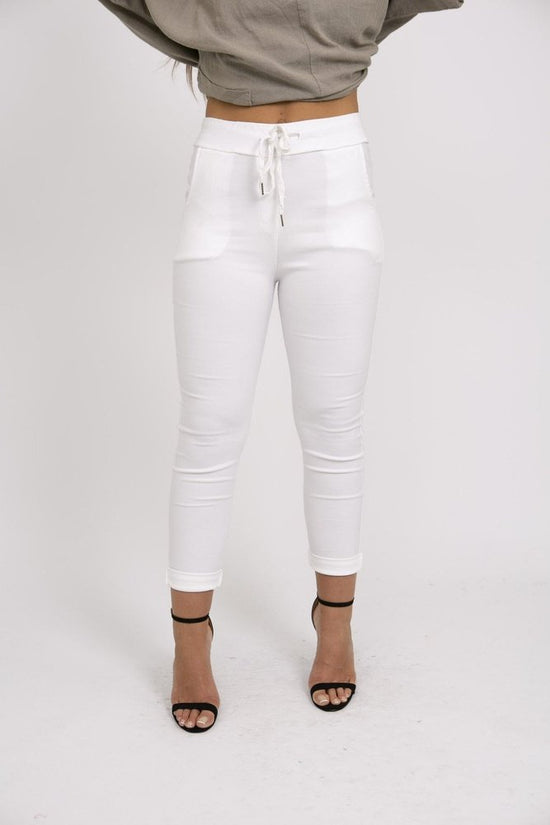 Soft Comfortable Magic Trousers One Size (to fit 8-16) Available in 11 Colours style-heaven