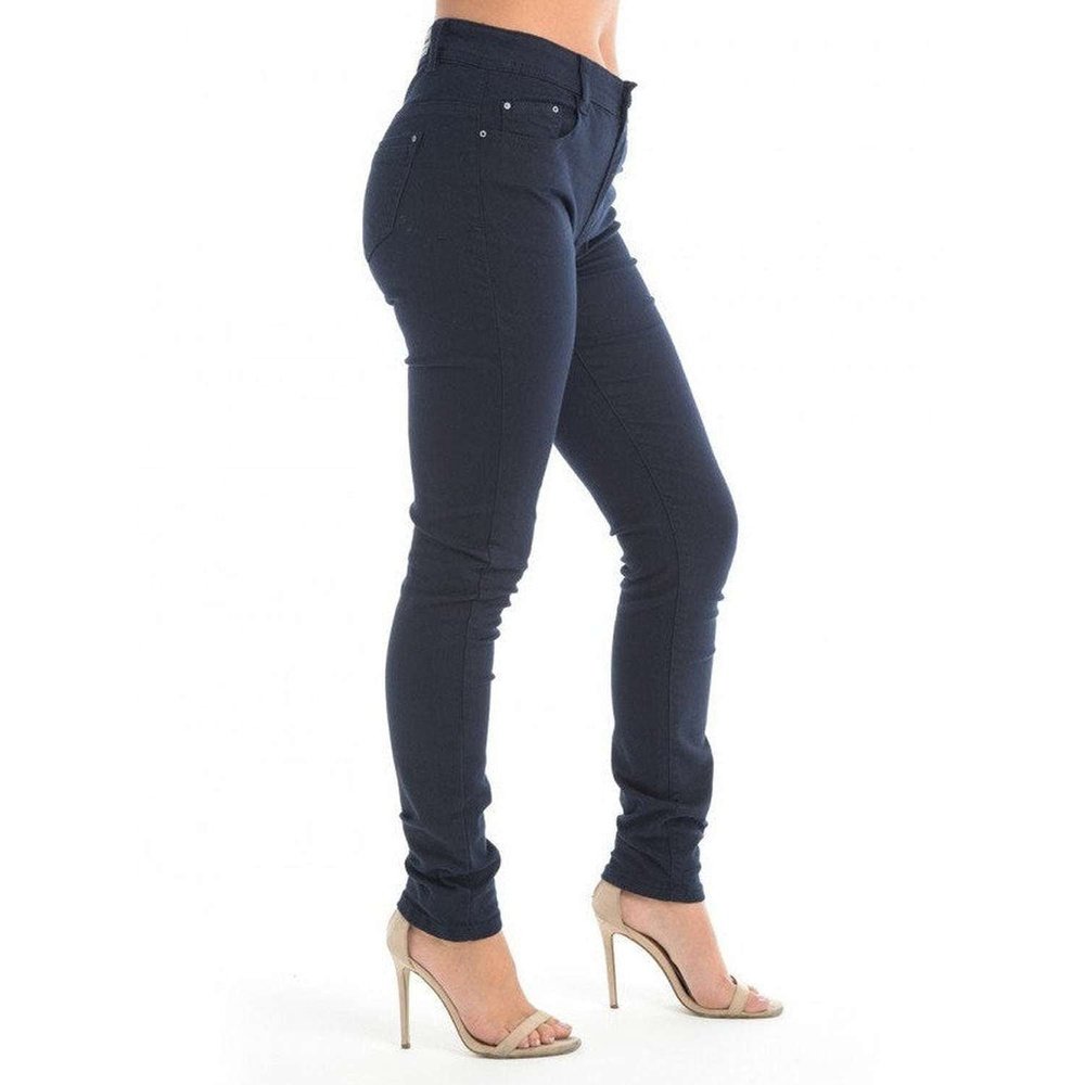 Comfortable Blue skinny jeans suziestyle-heaven