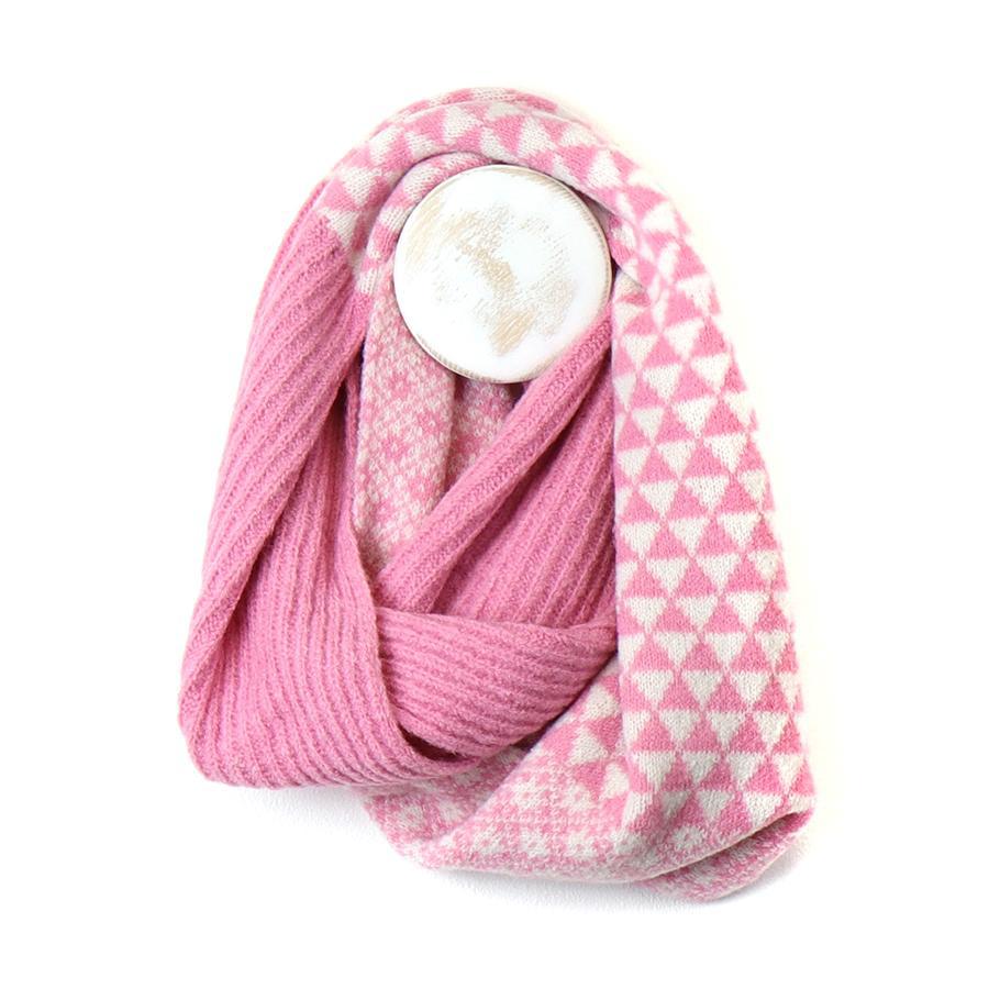 Rose Pink Infinity Snood