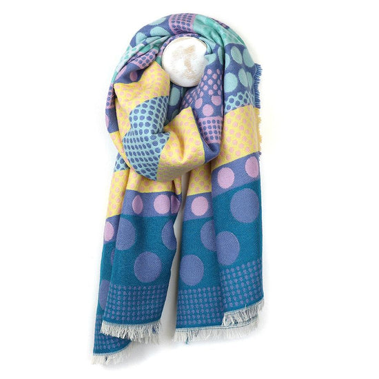 Multi Polkadot and Circle Scarf