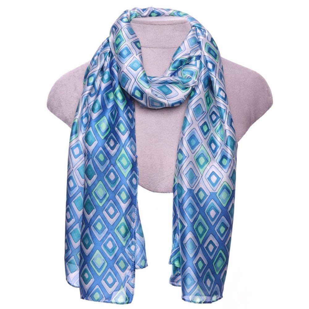 Load image into Gallery viewer, Blue diamond  women&amp;#39;s scarf style-heaven
