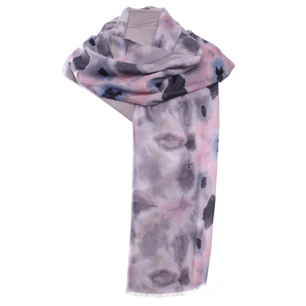 Grey marbled scarf style-heaven
