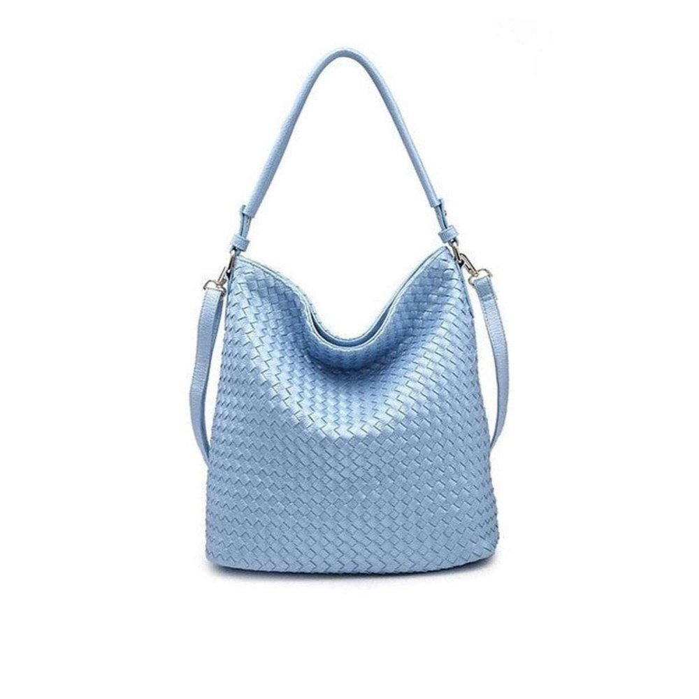 Blue pearlised women s bag