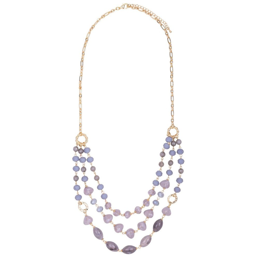 Load image into Gallery viewer, Lavinia Triple Strand Necklace style-heaven
