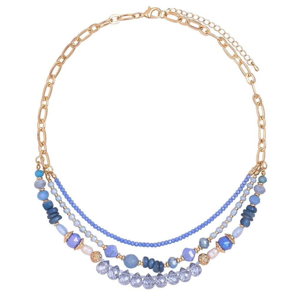 Load image into Gallery viewer, Helen Beaded Strand Necklace style-heaven
