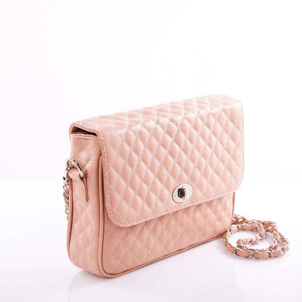 Load image into Gallery viewer, Vienna Quilted Soft Leather Cross Body Clutch Bag Available in 3 Colours - style-heaven
