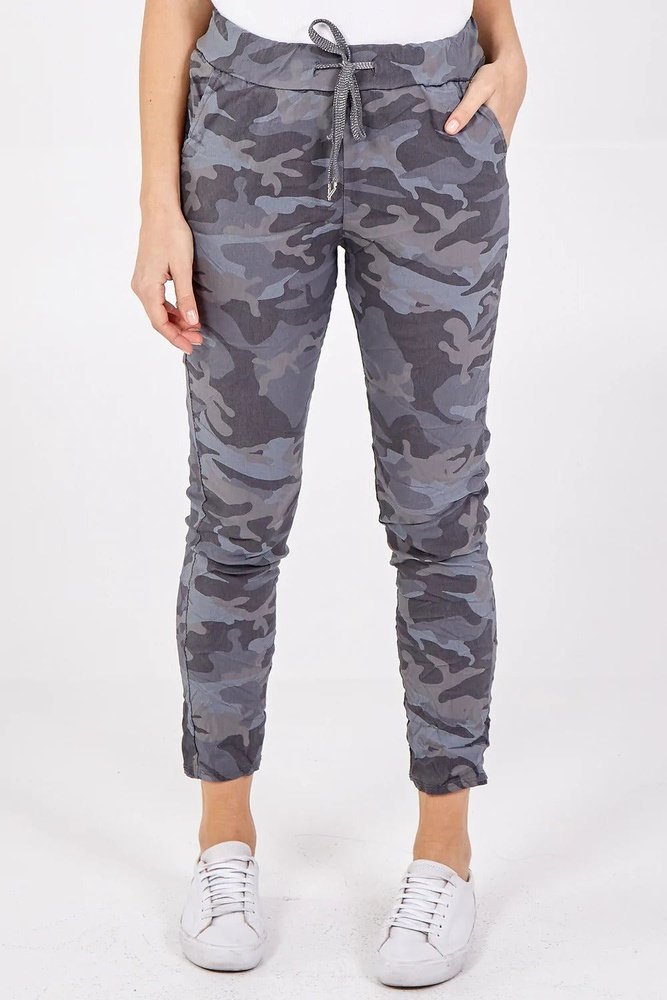Camouflage Magic Trousers One Size (to fit 8-16) in Grey style-heaven
