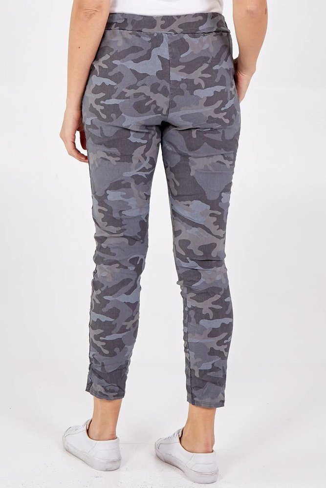Camouflage Magic Trousers One Size (to fit 8-16) in Grey style-heaven
