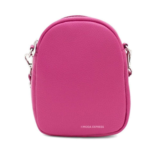Leather Oval Crossbody Handbag style-heaven