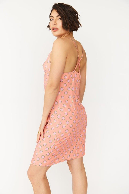 Sustainable Stunning Rose Petal Cami Polka Dot Dress One Size 8-12 Jayley